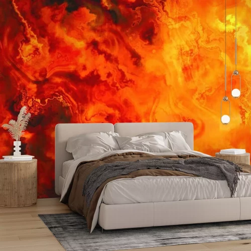 Papier peint  Flamme dans un concept abstrait