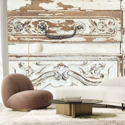 Papier peint  Rétro armoire shabby chic