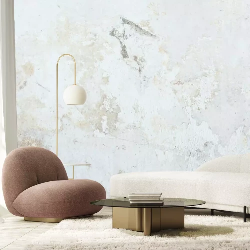 Papier peint  Plâtre léger sur le mur