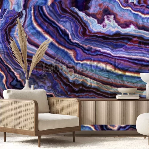 Sticker  Tabby Gem Texture Background - Art de la fractale