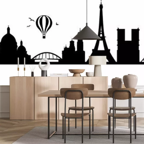 Sticker  Paris City Skyline