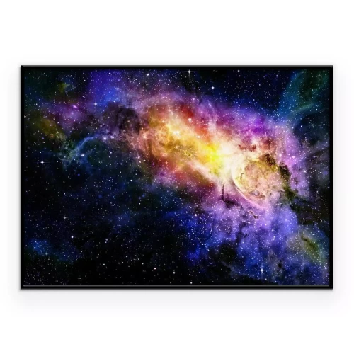 Poster  Nébuleuse colorée dans l'espace