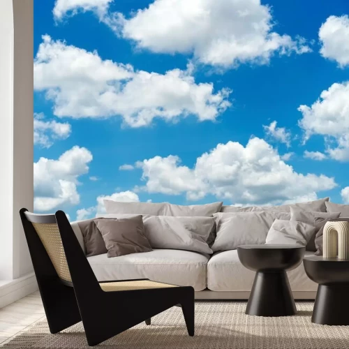 Papier peint  Nuages dans des tons clairs