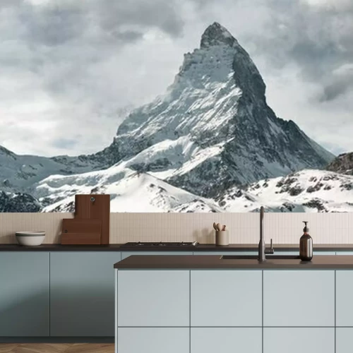 Papier peint  Panoramic view to the majestic Matterhorn mountain, Valais, Switzerland