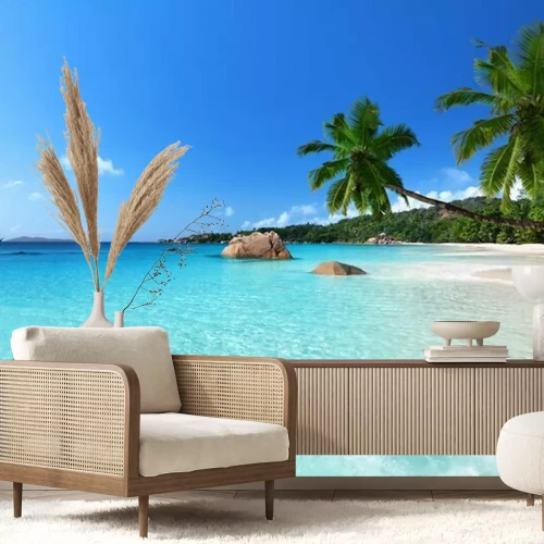 Papier peint  Vue ensoleillée sur la plage