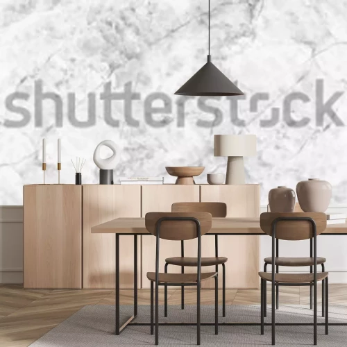 Sticker  Surface uniforme imitant le marbre gris et blanc