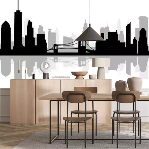 Sticker  New York City Skyline SIlhouette