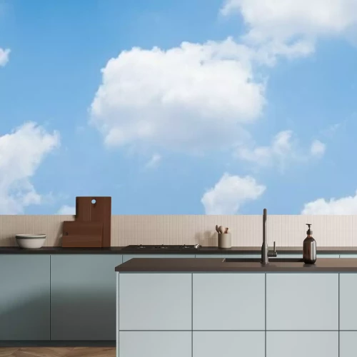 Papier peint  Nuages et ciel bleu