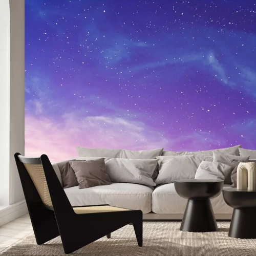 Papier peint  Les couleurs du ciel du soir