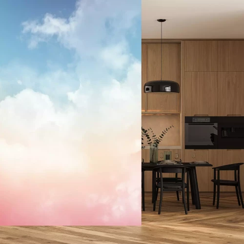 Sticker  Nuages aux couleurs pastel