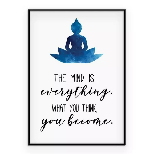 Poster  Citation inspirante de Bouddha