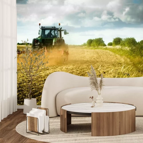 Papier peint  Domaine des charrues tracteur