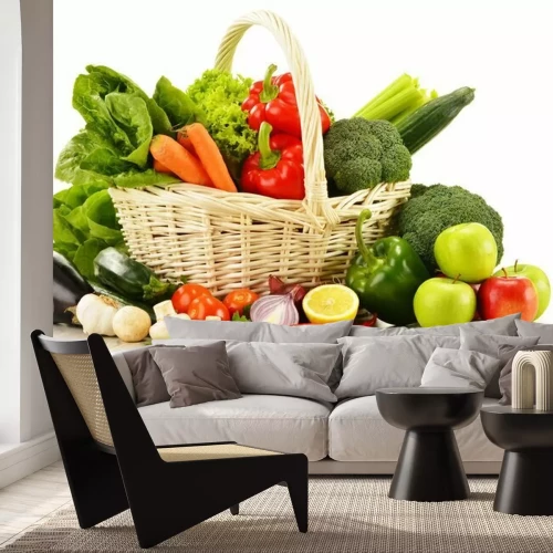 Papier peint  Panier à légumes généreux