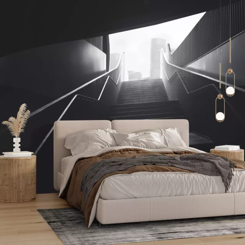 Papier peint  Escalier vers l'extérieur