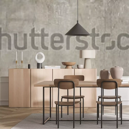 Papier peint  Mur de béton gris