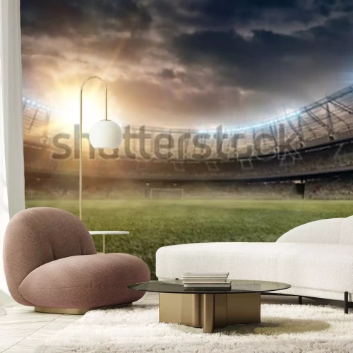 Papier peint  Sport 3D au stade
