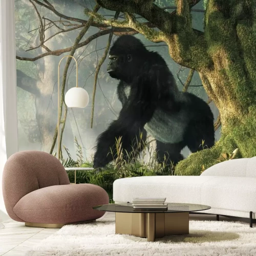 Papier peint  Les animaux de la forêt vierge