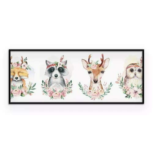 Poster  Animaux bohèmes pour enfants