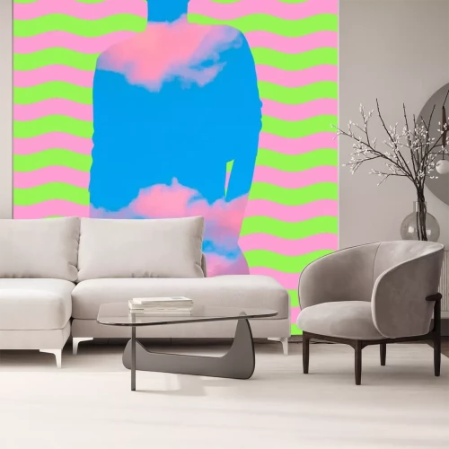 Sticker  Aesthetic art collage. Sky dreamer vibes.  Zine culture creative