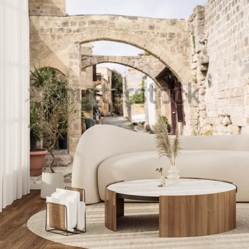 Papier peint  Charmante rue de Rhodes