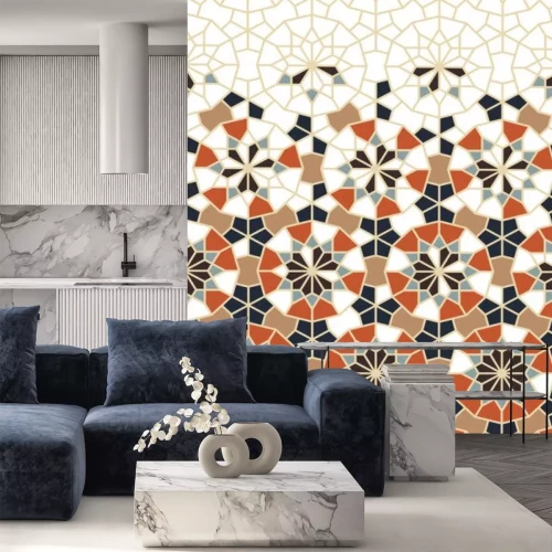 Sticker  Une mosaïque colorée