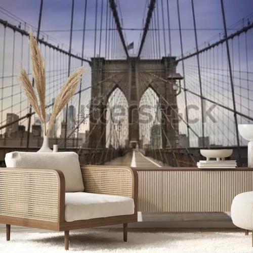 Papier peint  Magnificent view of Brooklyn Bridge