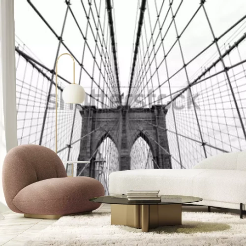 Papier peint  Brooklyn Bridge in New York City, USA