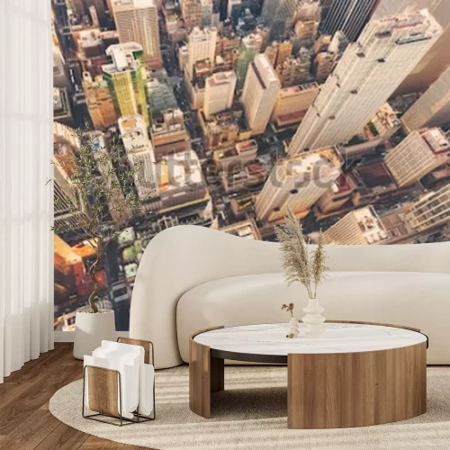 Papier peint  Manhattan vue aérienne