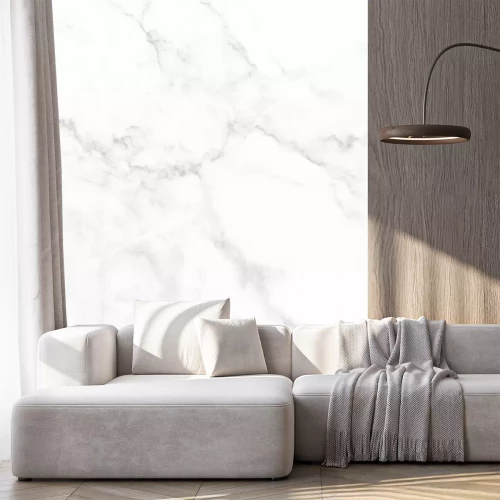 Papier peint  Marbre blanc comme neige