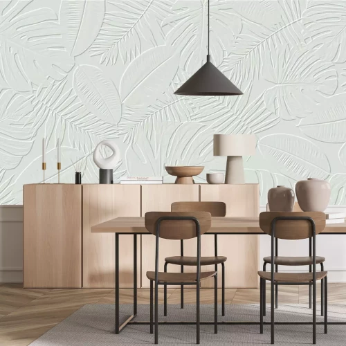 Papier peint  Papier calque texture des feuilles