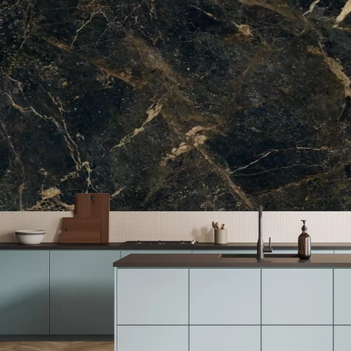 Papier peint  Dark colorful texture marble background