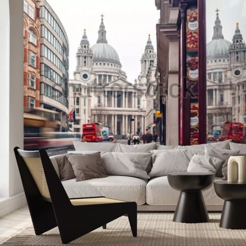 Papier peint  Architecture de Londres une journée d'hiver