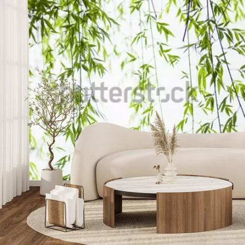 Sticker  feuilles de saule