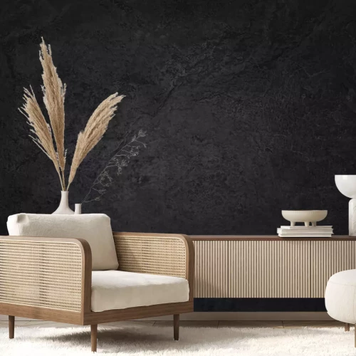 Papier peint  Fond en béton noir avec texture