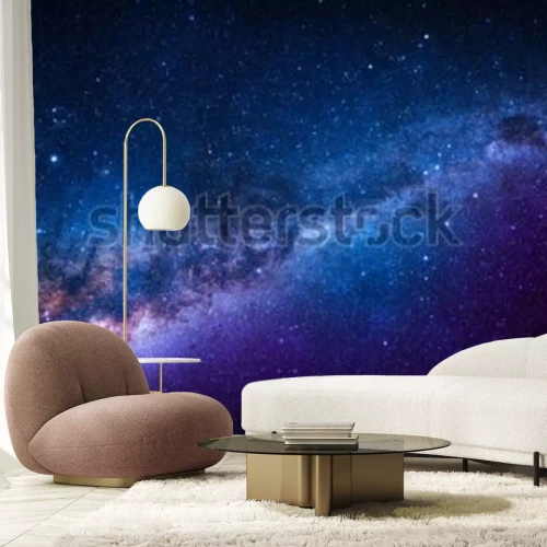 Papier peint  Nébuleuse cosmique azur