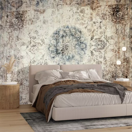 Papier peint  Motif de texture de tapis style vintage