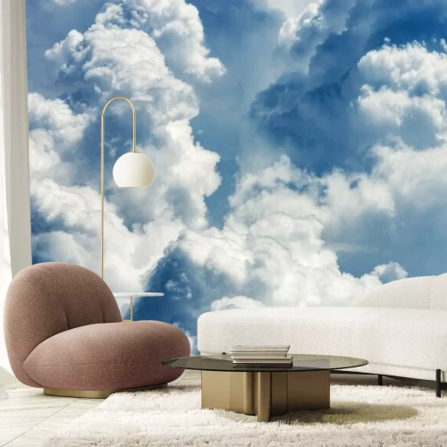 Papier peint  Détails de nuages blancs