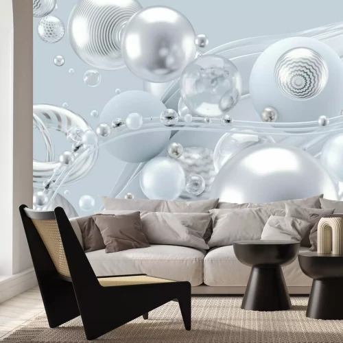 Papier peint  Sphères abstraites élégantes