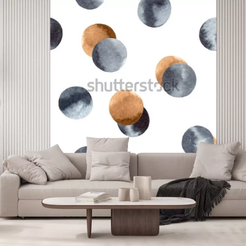 Sticker  Modèle sans couture aquarelle