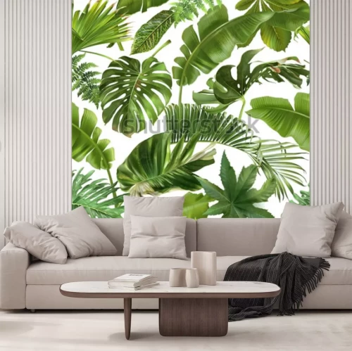 Papier peint  La nature en vert