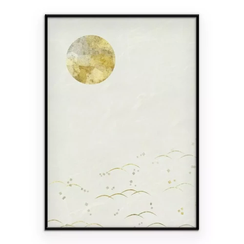 Poster  Graphismes minimalistes de style Japandi