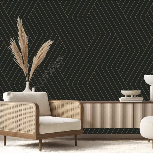 Papier peint  Fond géométrique rayé