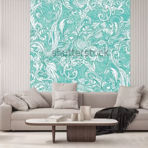 Papier peint  Style baroque motif