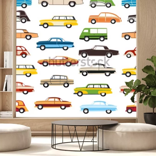 Sticker  Sans soudure fond décoratif de voitures