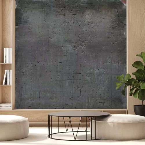 Papier peint  Mur de béton rustique graphite