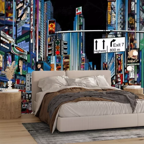 Papier peint  Rue à New York