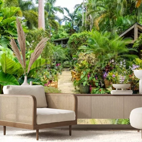 Papier peint  La nature dans le parc botanique