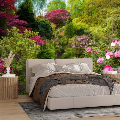 Papier peint  Plantes et fleurs dans le jardin botanique