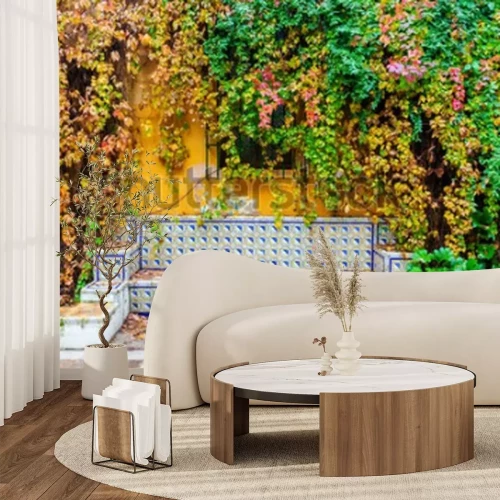 Papier peint  Nature pittoresque et banc