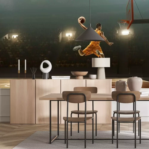 Papier peint  Joueur de basket avant la charge